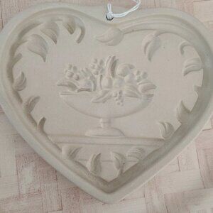 Lot of 2 pampered chef Cookie Molds HEART OF PLENTY 95 Come to the table 99 c3